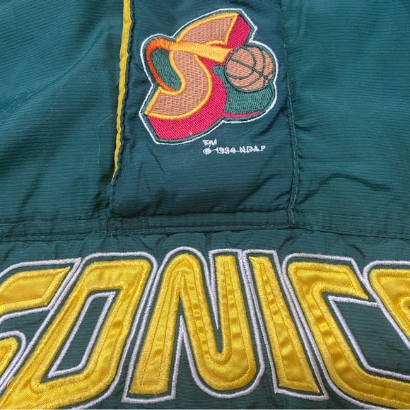 VINTAGE SONICS JACKET 1994 MEDIUM - Picture 7 of 8